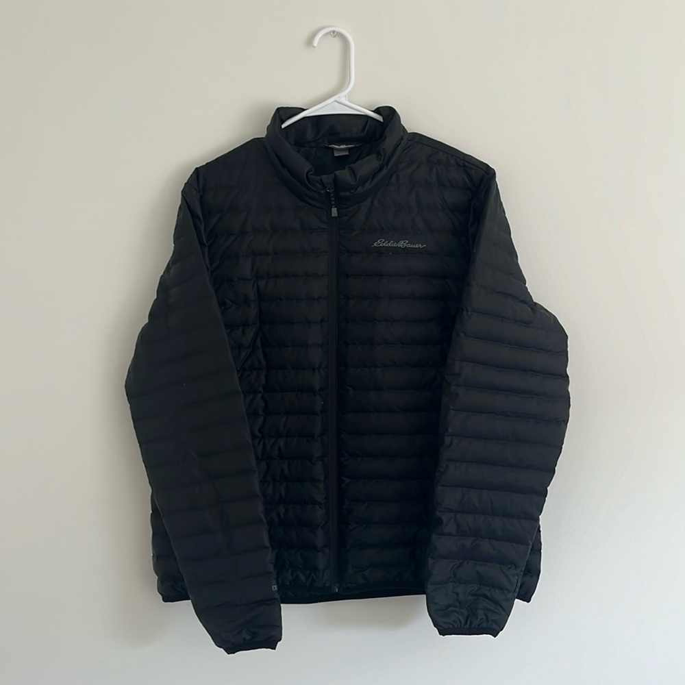 EUC Black Eddie Bauer EB650 Puffer Jacket
